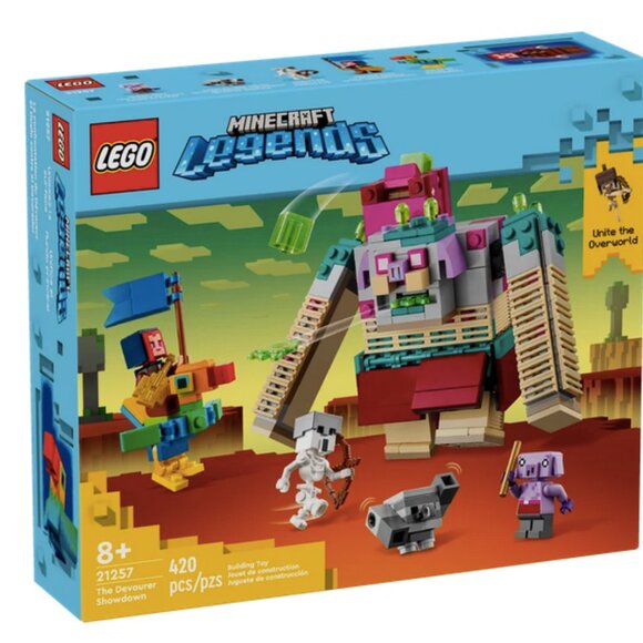 LEGO Minecraft Legends Devourer Showdown #21257 420pcs Building Set & 5 Minifigs - Picture 2 of 8